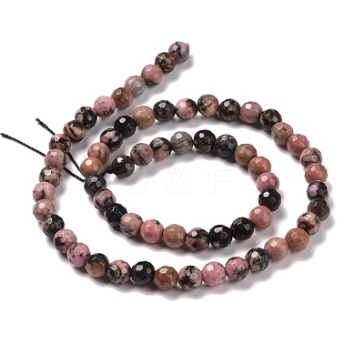 Natural Rhodonite Beads Strands G-E571-19A-1