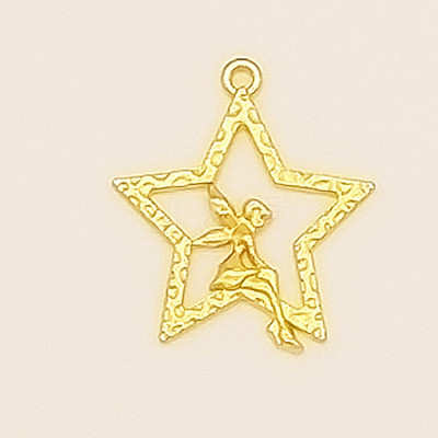 Zinc Alloy Pendants PALLOY-E564-17G-1