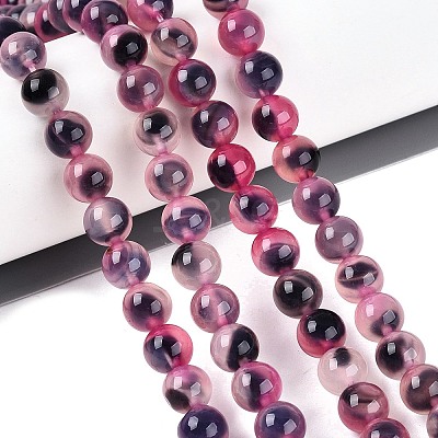 Natural Agate Beads Strands G-Q606-42B-B03-1