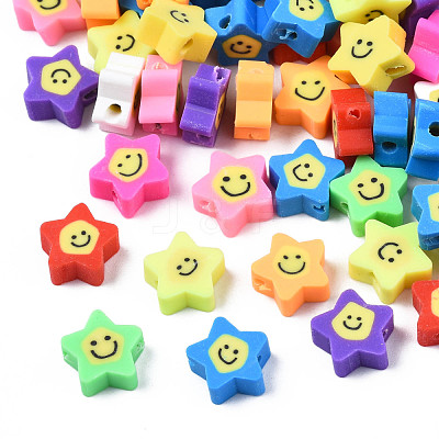 Handmade Polymer Clay Beads CLAY-N011-45A-1