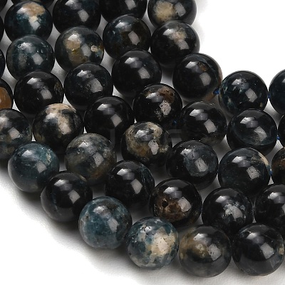 Natural Blue Tourmaline Beads Strands GG-NH0002-A01-10mm-1