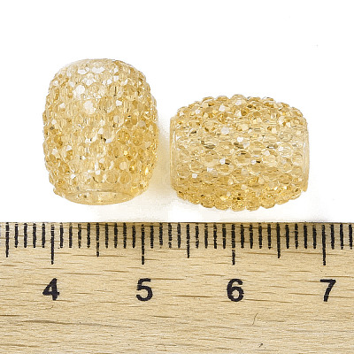 Transparent Resin European Jelly Colored Beads RESI-B025-01A-02-1