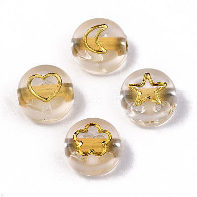 Transparent Acrylic Beads X-TACR-N010-002A-1