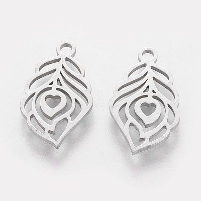 Tarnish Resistant 304 Stainless Steel Pendants STAS-Q201-T201-1