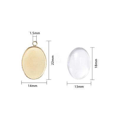 DIY Pendant Making DIY-X0293-14G-1