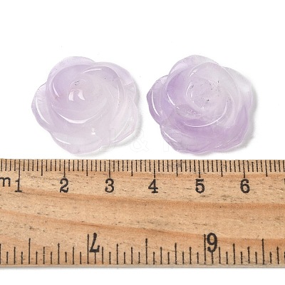 Natural Amethyst Carved Cabochons G-C185-01C-02-1