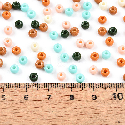 Baking Paint Glass Seed Beads SEED-N007-02I-1