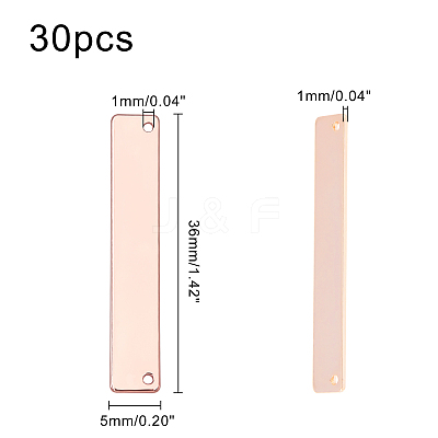 Brass Links KK-PH0002-15RG-1