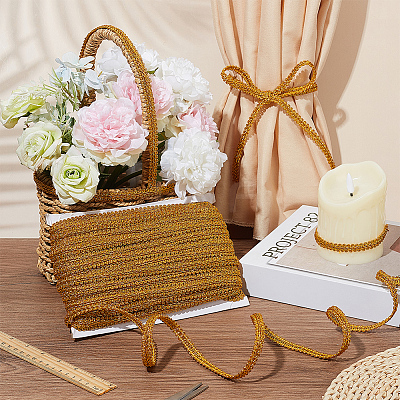 Polyester Braided Lace Ribbon SENE-WH0003-35A-1