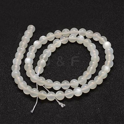 Natural White Moonstone Beads Strands G-F306-05AB-6mm-1