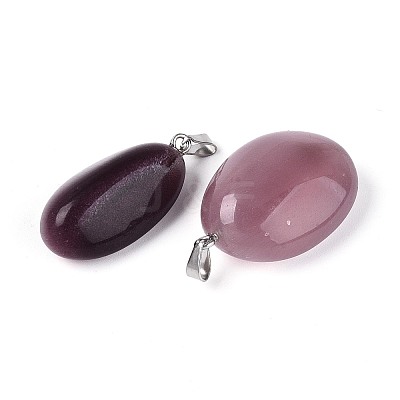 Cat Eye Pendants G-N360-07P-04-1