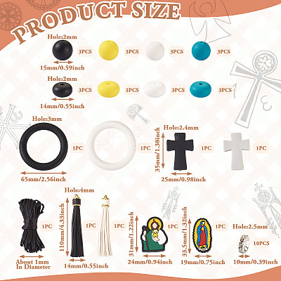 DIY Pendant Decoration Making Kit DIY-TA0006-71-1