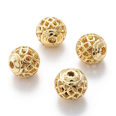 Alloy Hollow Beads X1-PALLOY-P238-07G-RS-1