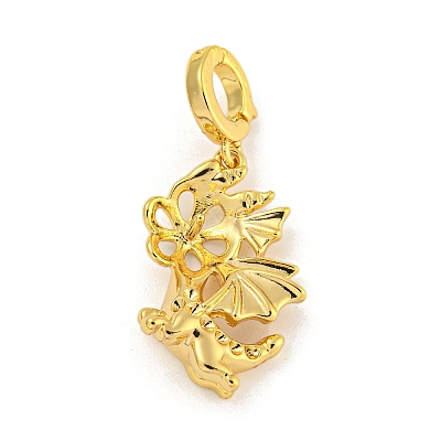 Long-Lasting Plated Brass Pendant Bails KK-O008-02B-G-1