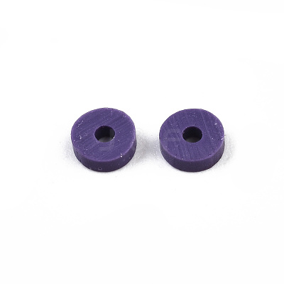 Handmade Polymer Clay Beads CLAY-R067-4.0mm-B03-1