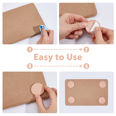 2 Sets Silicone Furniture Pad AJEW-DC0004-09A-1