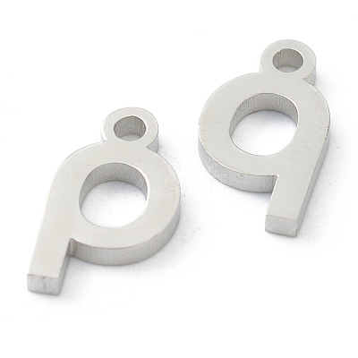 Non-Tarnish 304 Stainless Steel Charms STAS-G244-01R-1