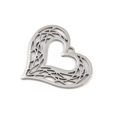 201 Stainless Steel Pendants STAS-I344-05P-01-1