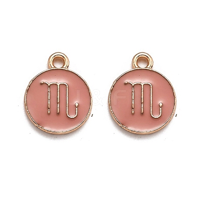 Alloy Enamel Pendants ENAM-S124-01B-11L-1