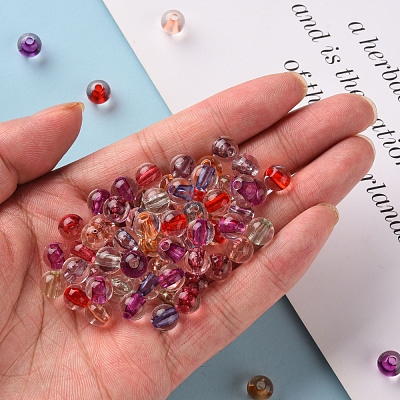 Transparent Acrylic Beads TACR-S154-02A-1