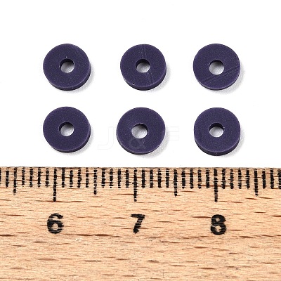 Handmade Polymer Clay Beads CLAY-R067-4.0mm-B04-1
