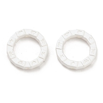 Matte Alloy Beads PALLOY-R145-14MS-1