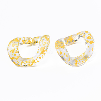 Transparent Acrylic Linking Rings OACR-N009-015A-B01-1