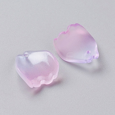 Glass Charms EGLA-L025-B04-1