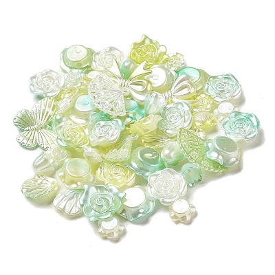 Opaque Acrylic Beads OACR-H039-03E-1