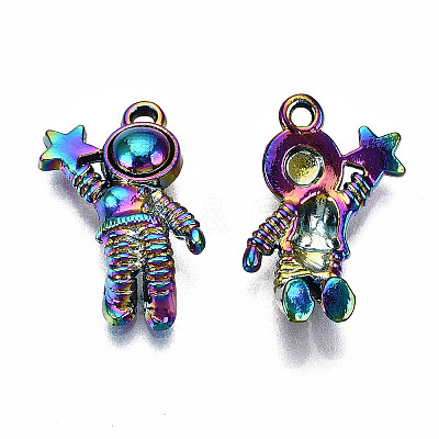 Rainbow Color Alloy Pendants PALLOY-S180-070-RS-1