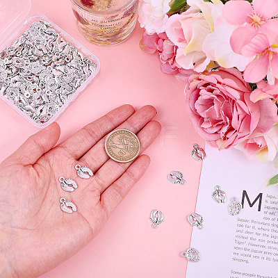 150Pcs Tibetan Style Alloy Pendants FIND-CA0010-17-1