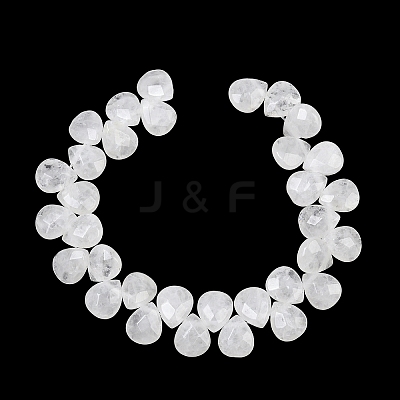 Natural Quartz Crystal Beads Strands X-G-T006-15-1