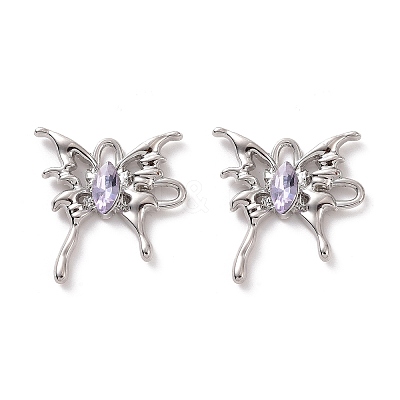Rack Plating Alloy Connector Charms FIND-I037-19P-02-1