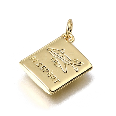 Brass Charms KK-C262-34G-1