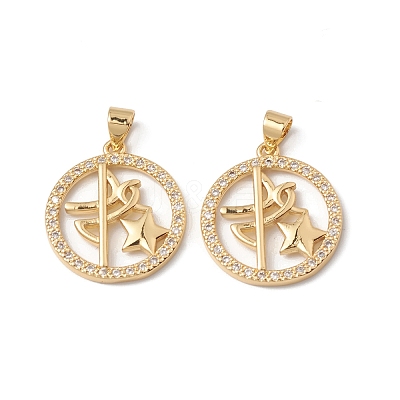 Rack Plating Brass Pendants KK-D087-30G-1