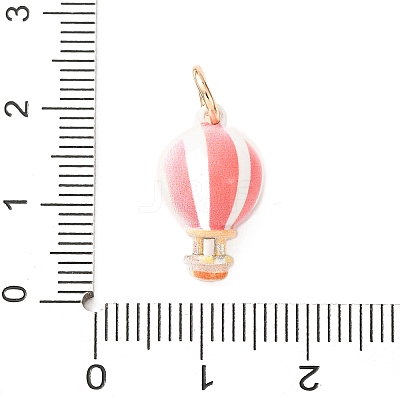 Brass Enamel Pendants KK-CBA05A5-01G-03-1