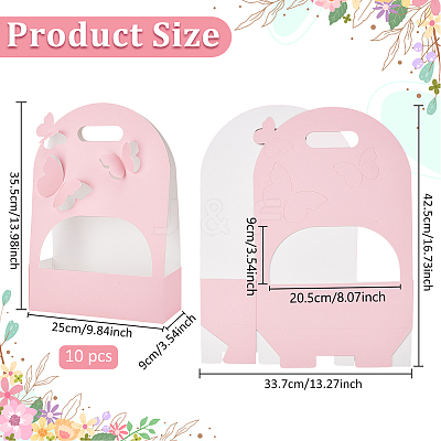 Butterlfy Paper Floral Boxes LS-CON-WH0001-62B-01-1