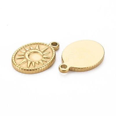 Ion Plating(IP) 304 Stainless Steel Pendants X-STAS-N097-121LG-NR-1