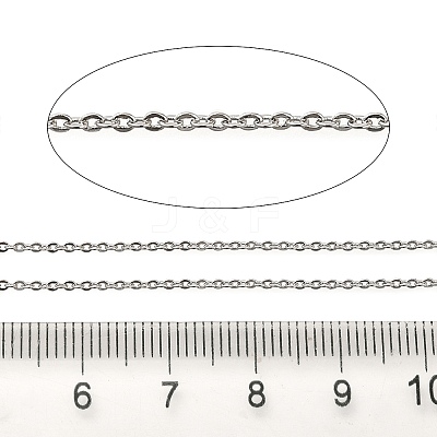 Rack Plating Brass Cable Chains CHC-M001-02S-1
