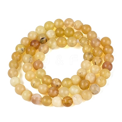 Natural Yellow Opal Beads Strands G-Q616-05A-1