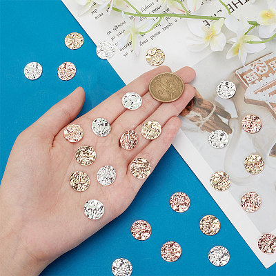 36Pcs 3 Colors Brass Pendants KK-AR0003-22-1