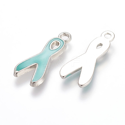Alloy Enamel Pendants LS-EA546Y-4-1