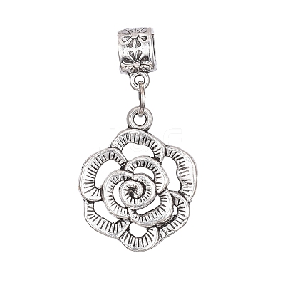 Alloy European Dangle Charms MPDL-L028-21AS-1