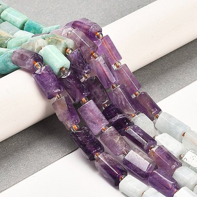 Chakra Natural Mixed Stone Beads Strands G-G068-A38-01-1