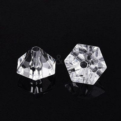Transparent Acrylic Beads X-TACR-ZX019-14-1