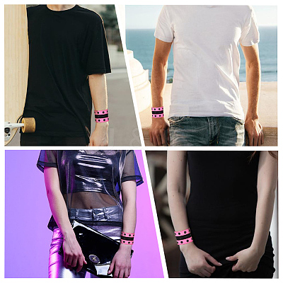 Punk PU Leather Cord Bracelets BJEW-WH20008-12A-1