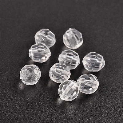 Transparent Acrylic Beads DB8mmC01-1