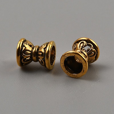 Tibetan Style Alloy Bead Caps FIND-WH0291-09A-AG-1