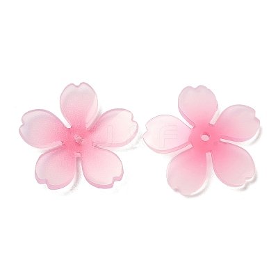 Epoxy Resin Flower Bead Cap CRES-Z002-04-1