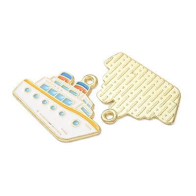 Ocean Alloy Enamel Pendants ENAM-B041-01P-1